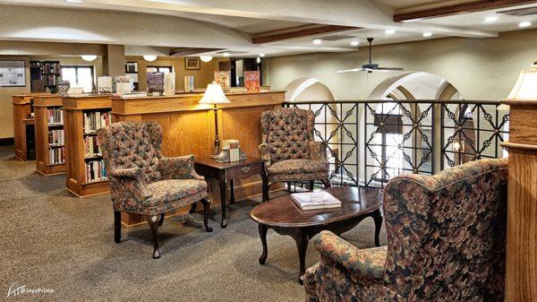 Plush seating at Hillsboro City Library