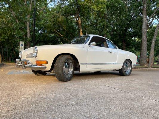 1971 Karmann Ghia customized by JV & Sons Upholstery!