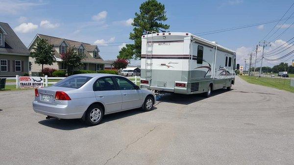 We also install baseplates and the wiring to flat tow!!