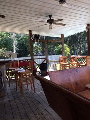 Awesome patio atmosphere and space for everyone! Don't just drive by! Stop in!