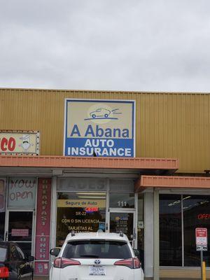 A Abana Auto Insurance