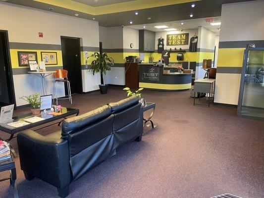 Front desk / Lobby area