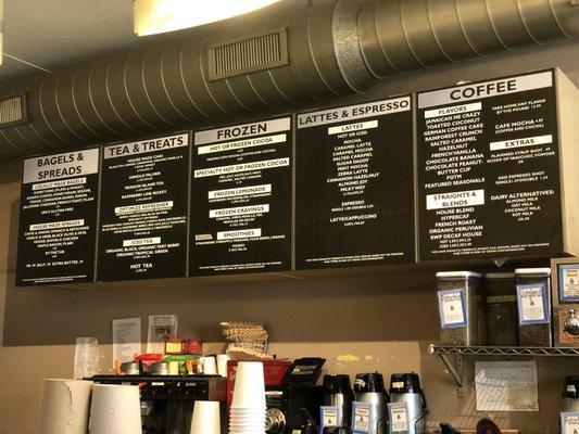 There are also several flavors of cream cheese, and assorted local nibbles.