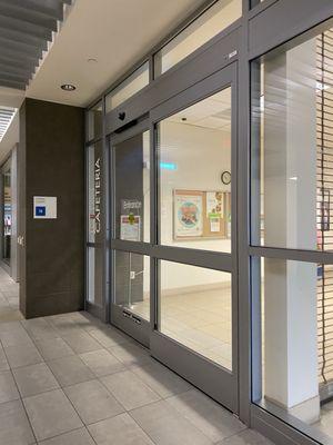 Entrance to cafeteria