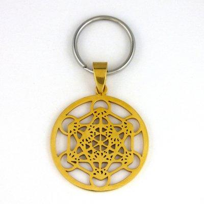 Metatron Cube Keychain