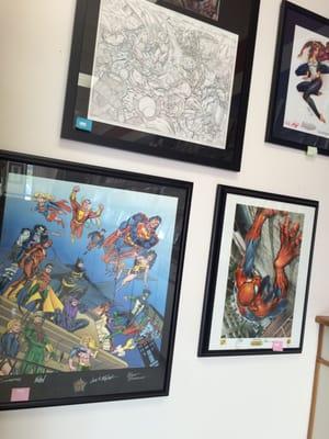They've got a good bit of framed art!