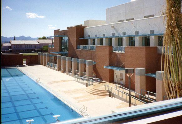 AS BUILT - Radin's design for the AZU Student Recreation Center as the CONSULTING ARCHITECT to Parkin Architects, Los Angeles, California