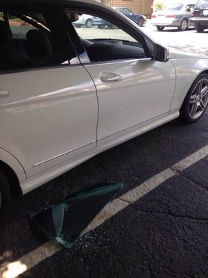 Your car will get broken into in this complex.