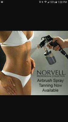 NORVELL AIRBRUSH TANNING!!! Same system they use on DANCING WITH THE STARS!! Perfect customize airbrush tanning session.