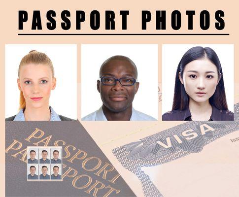 passport photos and visa photos