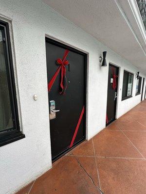 Christmas decor in door