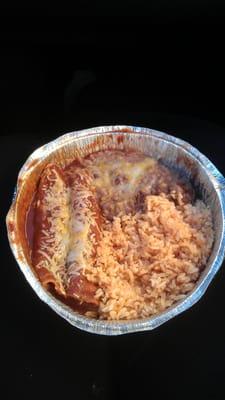 Enchilada plate