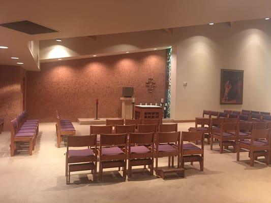 The most important place in the church: the tabernacle.