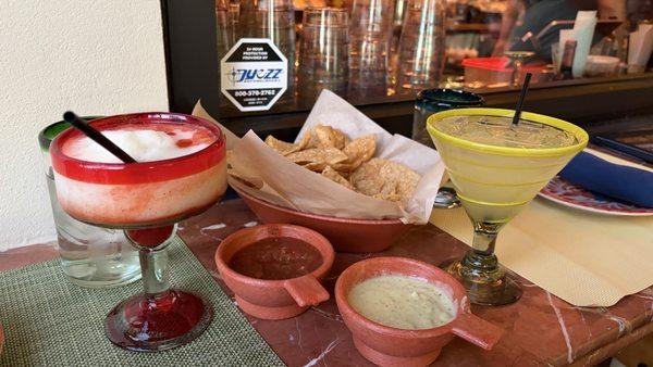Chips and Salsa and Margarita and a La Playa