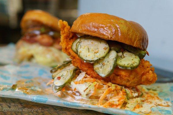 Nashville Sandwich (with the Greenville Sandwich behind it)