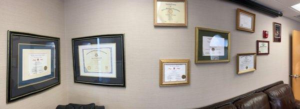 Dr. Gabr's extensive credentials and years of training, make him the best doctor to manage your pain and or rehab.