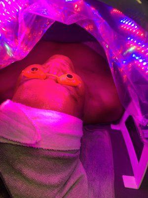 LED Therapy facial treatment