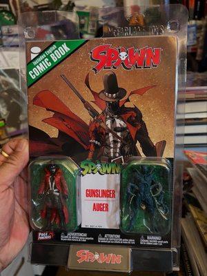 My barber has good taste in toys.