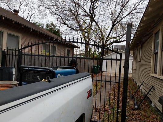 Upgrading your fence with us! Call now!