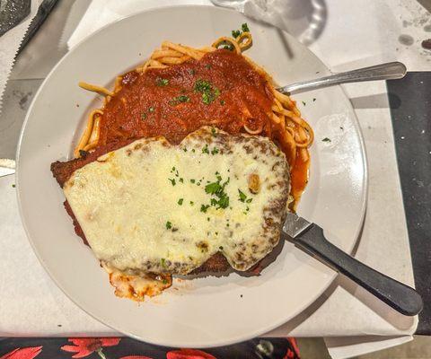 CHICKEN PARM WITH LINGUINI