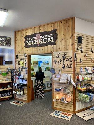 Go through the Gift Shop to get to the Rogue River Museum entrance