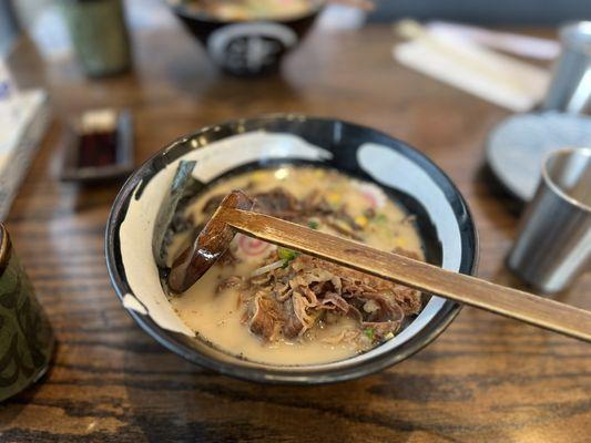 Sliced beef ramen