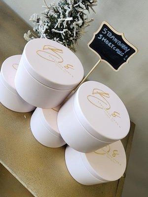 Tin candles in Strawberry Shortcake