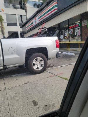 Pulling up for some much needed caffeine