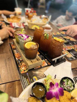 Margarita and miche flights