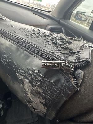 Peeling like snake skin