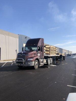 Loaded and ready to go from Cincinnati, OH to Houston, TX.