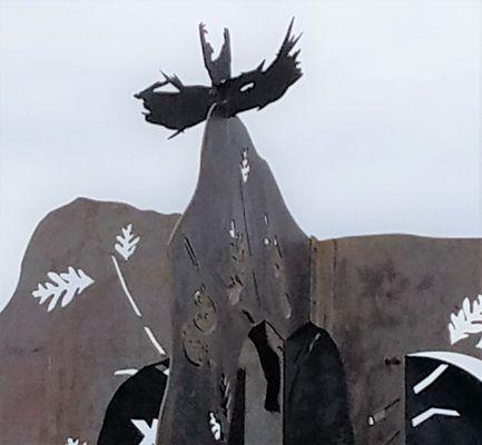 Eagle's Nest 2013 collaborative art project of Edgewood Intermediate School and the community