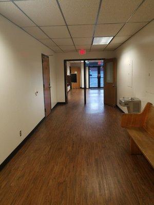 The inside of the building. Nice and air conditioned