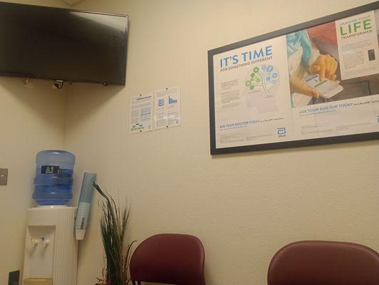 2nd waiting rm in back, another 30 min wait