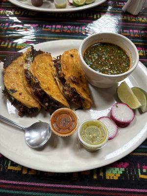 Yum from beginning to end. Pricey but worth the wait!! Consomé slapped crazy.