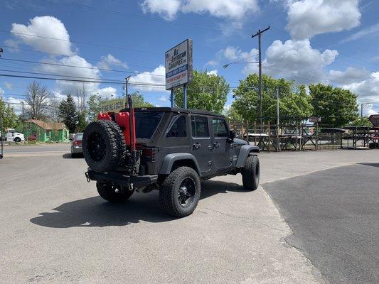 Soft top for Jeep Wrangler