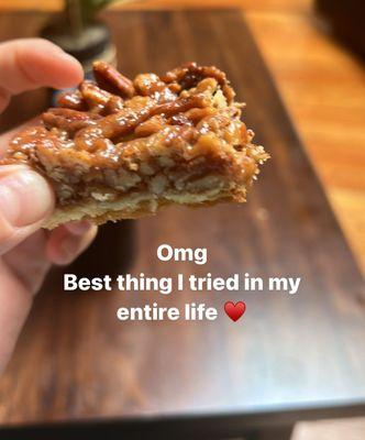 Best pecan shortbread bar EVER!!!