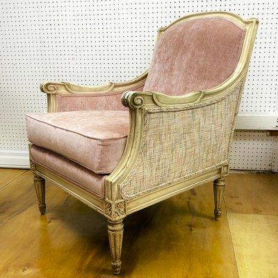 A cherished family heirloom revived with custom upholstery.