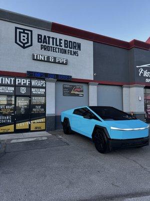 Tesla Cyber Truck XPEL XR Plus Window Tint