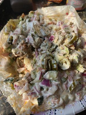 Chicken and lamb Gyro