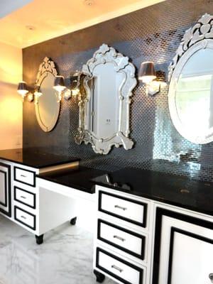 Bathroom vanity design by Liv Chic