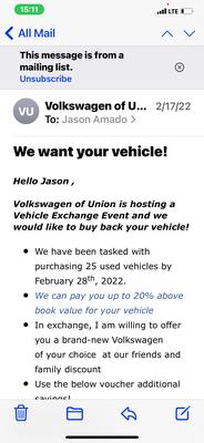 Volkswagen of Union worst purchase ever!