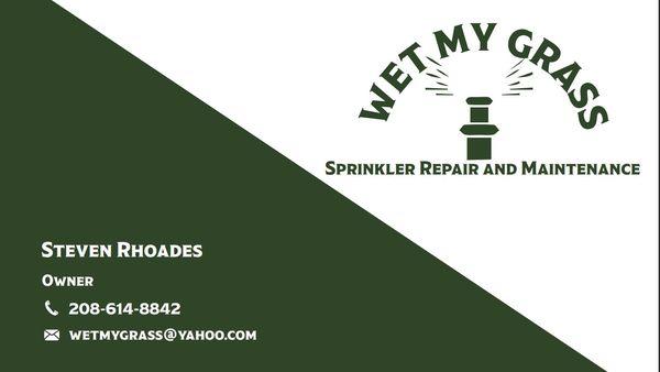 Wet My Grass Sprinkler Repair and Maintenance
