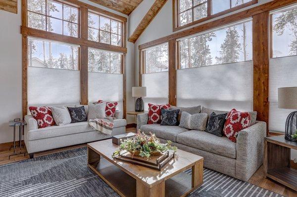 Custom window coverings and furniture