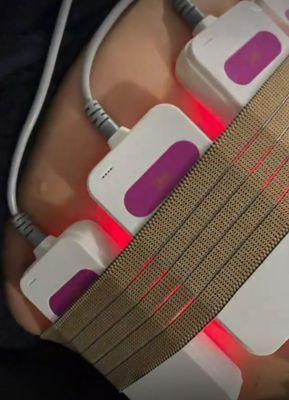 Laser Lipo treatment in process. Highly recommend this place. services are amazing. Very clean and professional.