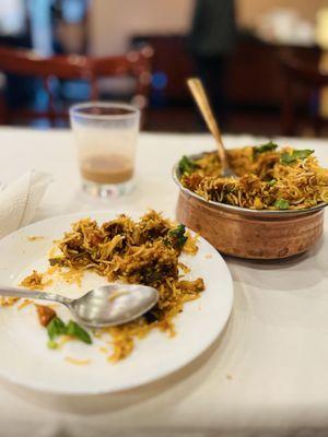 Vegetarian biryani!