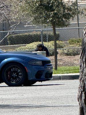 Drug addict doing the fentanyl lean at our beautiful park while families try to enjoy.