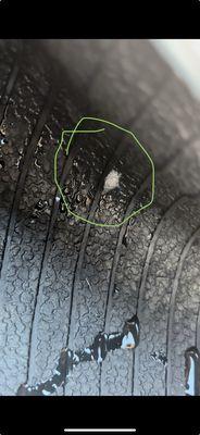 used tire was leaking air. was charged for a bad tire replacement