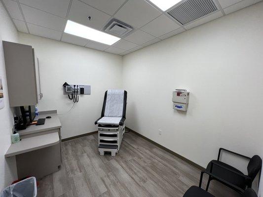 Physical exam room
