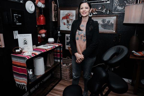 Chair massage in the community